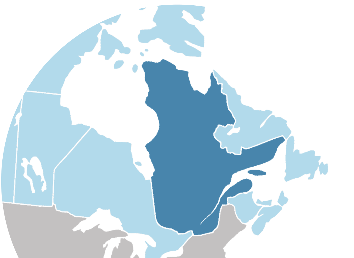Carte du Québec